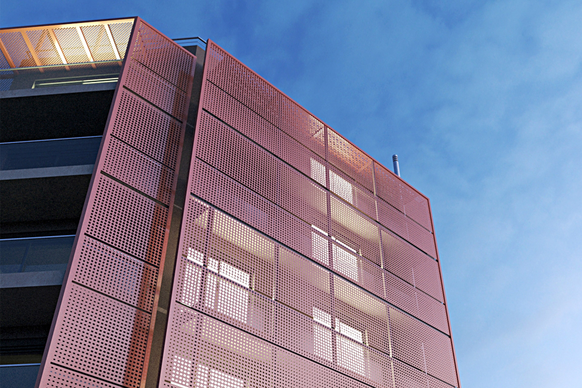 Residential Building with Roof Garden and swimming pool, DEPOT Appear.gr